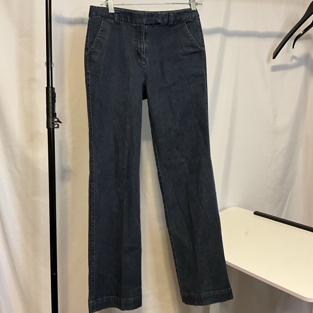 Talbots Jeans Women's Size 4 Mid Rise Stretch  Dark Wash Denim